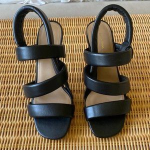 Soft leather strappy sandals from & other stories